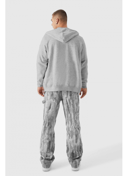 BAY BAYAN FERMUARLI SWEATSHİRT