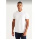 Erkek %100 Pamuk Slim Fit Dar Kesim V Yaka Kısa Kollu Tişört