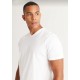 Erkek %100 Pamuk Slim Fit Dar Kesim V Yaka Kısa Kollu Tişört