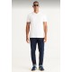 Erkek %100 Pamuk Slim Fit Dar Kesim V Yaka Kısa Kollu Tişört