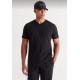 Erkek %100 Pamuk Slim Fit Dar Kesim V Yaka Kısa Kollu Tişört