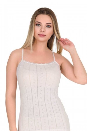 Berrak  Bayan Dantelli İp Askı Atlet