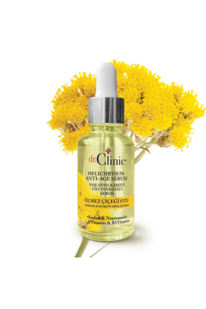 Dr.Clinic Ölmez Çiçeği Otu HELİCHRYSUM Cilt Yenileyici Serum 30 ml