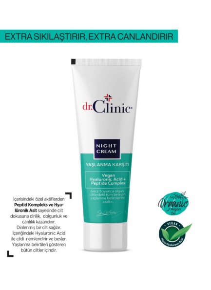 Dr.Clinic Yaşlanma Karşıtı Gece Kremi 50 ml