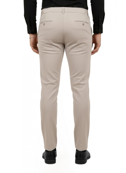 dont panic Haki Keten Esnek Kumaş Jogger Pantolon