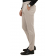 dont panic Haki Keten Esnek Kumaş Jogger Pantolon